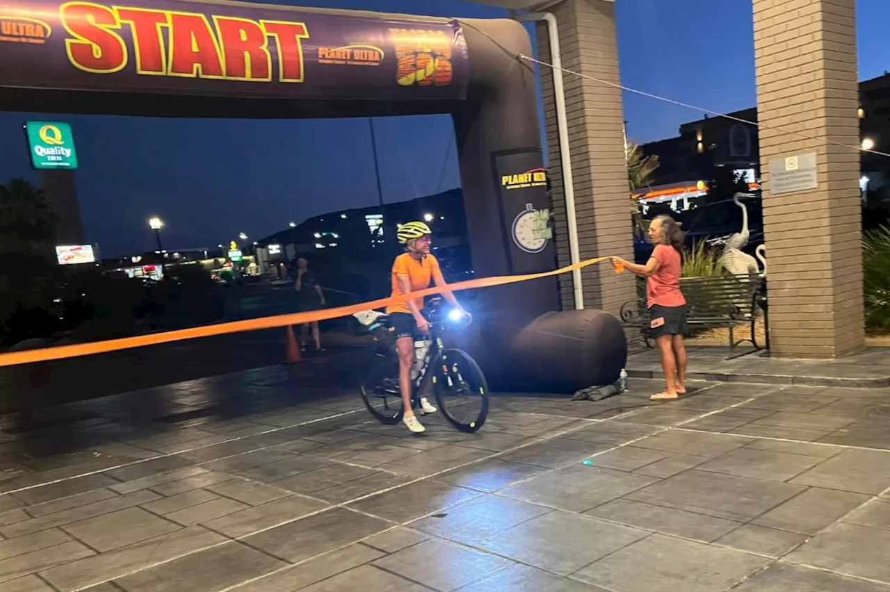 Vernon cyclist smashes female record at 500-mile Utah race