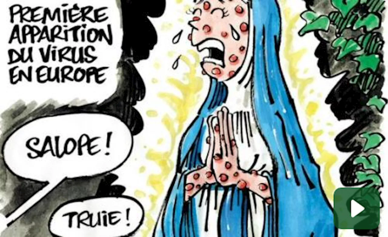 Vignetta con la Madonna affetta da Mpox, Charlie Hebdo denunciata da due associazioni