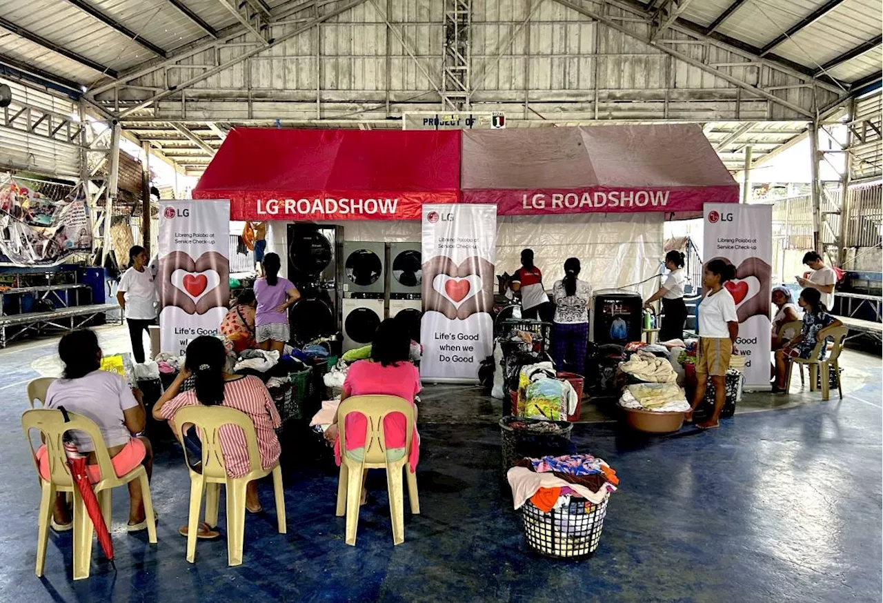 LG assists Cainta, Marikina with free laundry, appliance check-ups