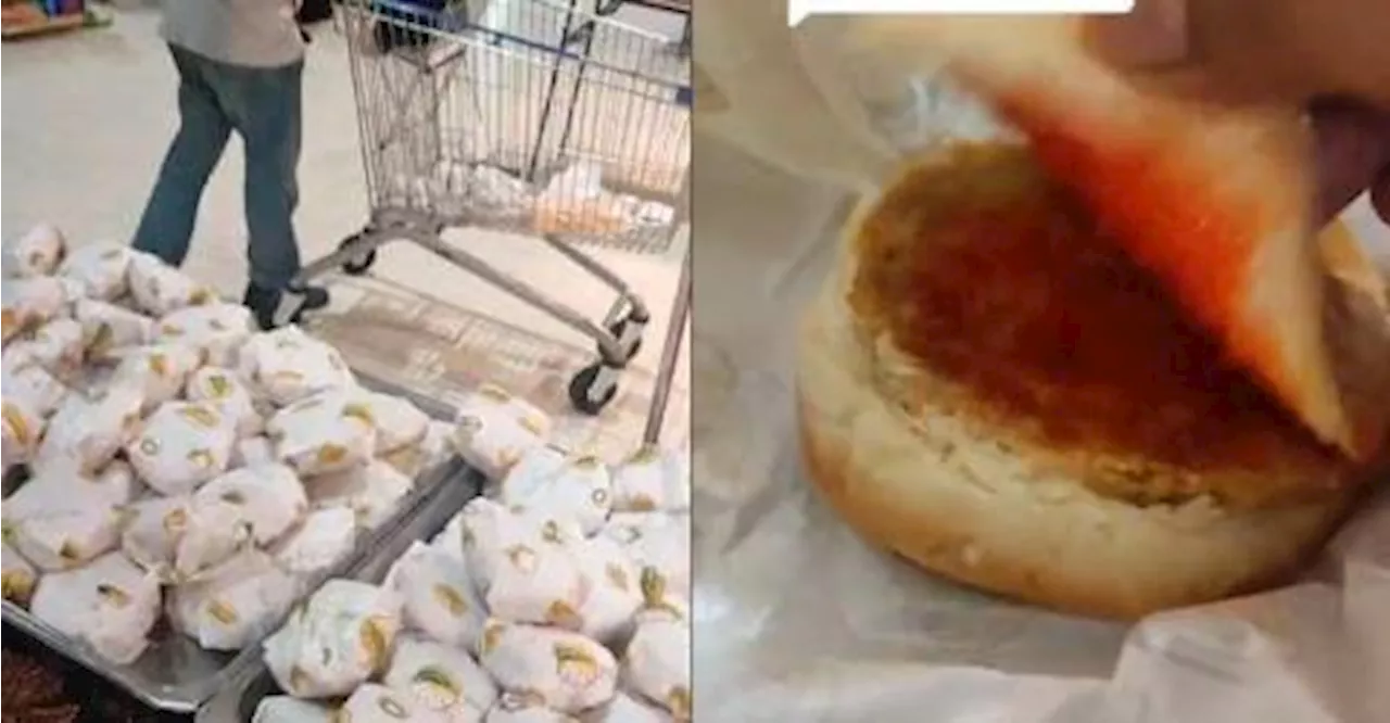 Hypermarket sells burgers for RM0.67, netizens impressed