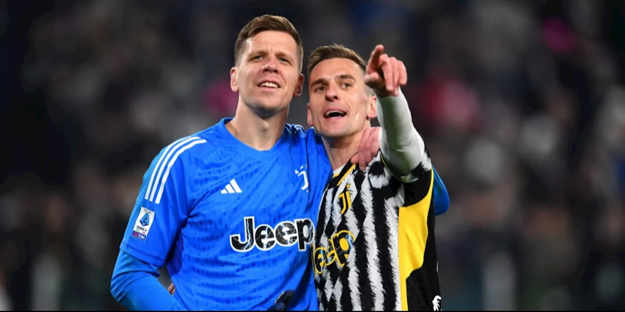 La Juve onora Szczesny: giro di campo allo Stadium per salutare i tifosi