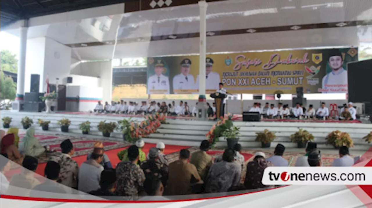 Disambut Ribuan Masyarakat Labusel, Pj Gubernur Sumut Agus Fatoni Ajak Masyarakat Sukseskan PON XXI I