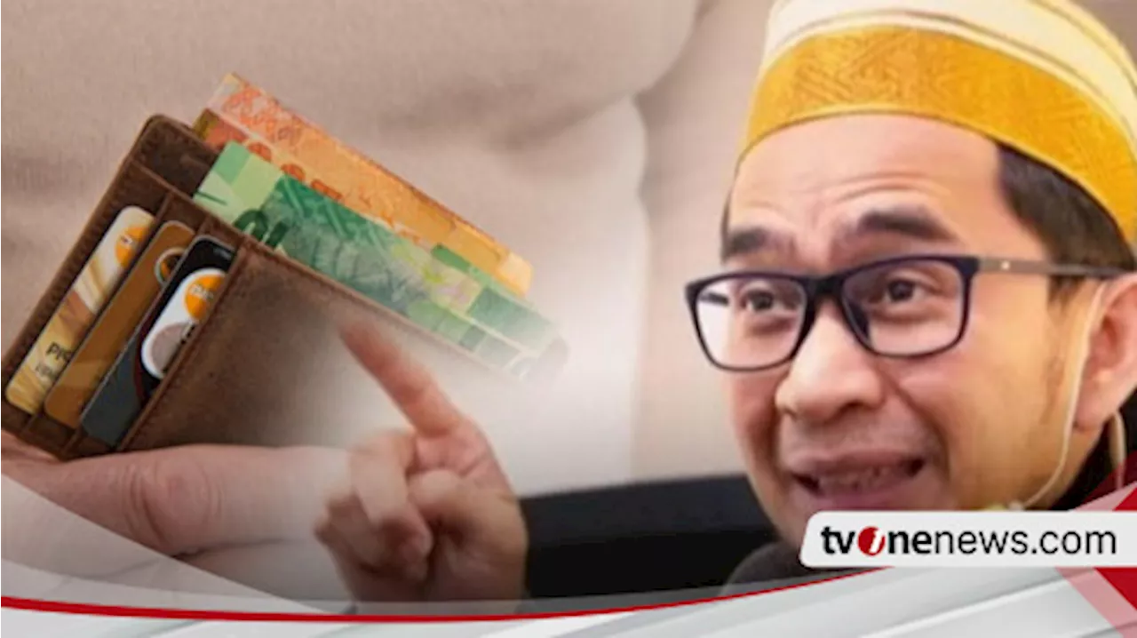 Jangan Sampai Ucap Kalimat Ini saat Rezeki Sedang Seret, Kata Ustaz Adi Hidayat Tandanya Anda...