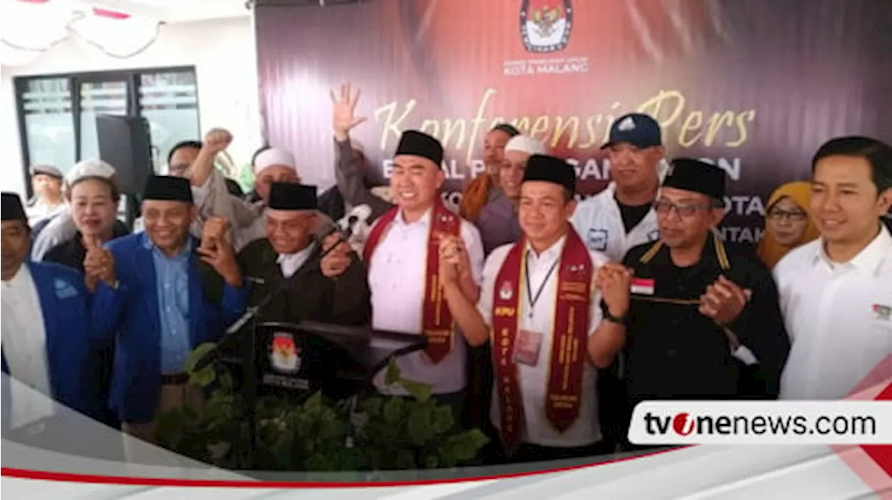 Mantan Walikota Malang Periode 2013-2018, Mochamad Anton Daftar sebagai Calon Walikota ke KPU Kota Malang