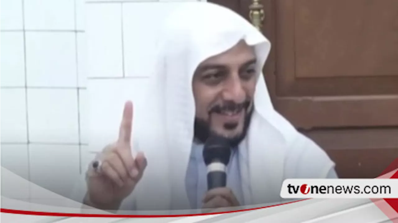 Wasiat Doa Rasulullah SAW, Syekh Ali Jaber: Jangan Tinggalkan Setiap Habis Shalat Fardhu