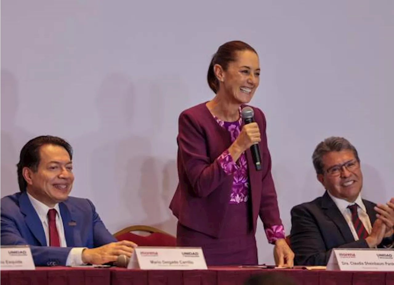 En reunión con diputados de Morena, Claudia Sheinbaum pide cuidar proceso de reforma Judicial