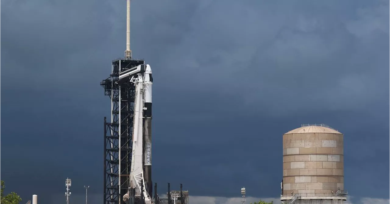 SpaceX Falcon 9 booster ‘tipped over’ into the ocean during landing