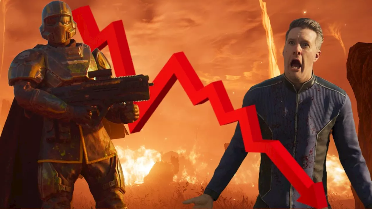 Helldivers 2 drops to lowest player count ever as it struggles to reach 10,000 players