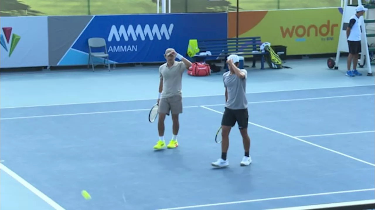 Christopher Rungkat/Nathan Barki Tembus Perempat Final World Mens Tennis Championship 2024