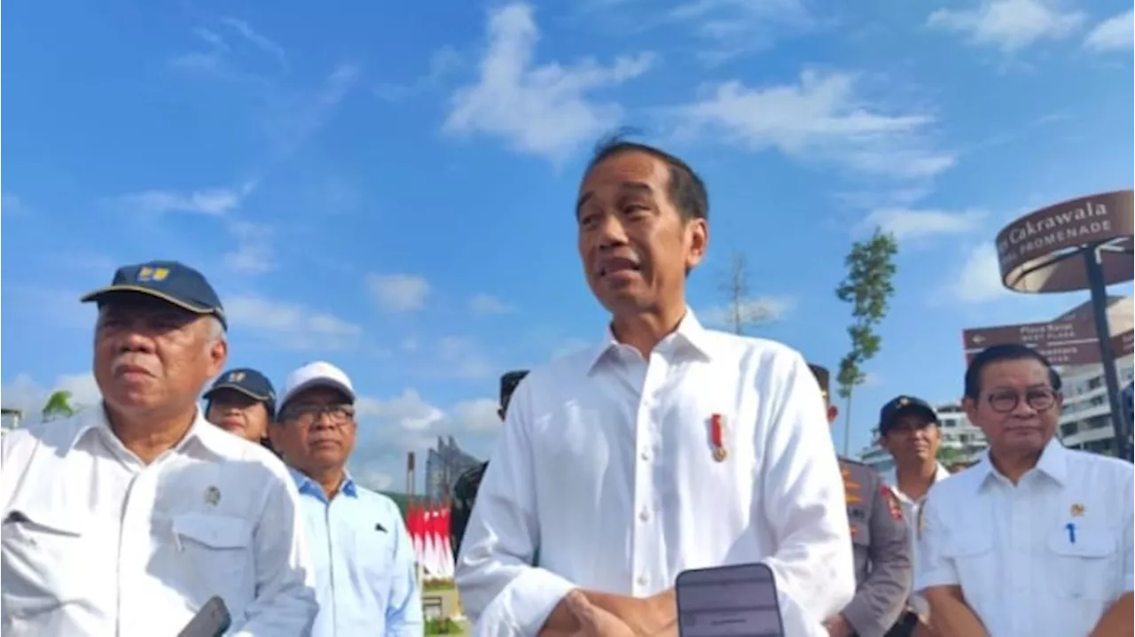 Jawaban Jokowi Ditanya Rencana Berkantor di IKN Mulai September