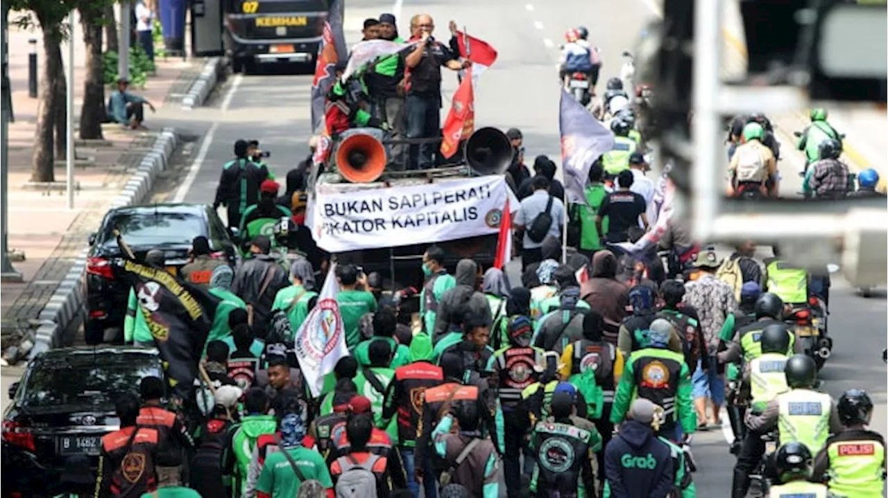 Ribuan Ojol Jabodetabek Gelar Demo Hari Ini, Mogok Ambil Orderan