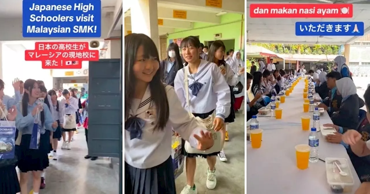 M'sians Envious After Viral Video Shows Japanese High Schoolers Visiting a Sekolah Menengah in KL