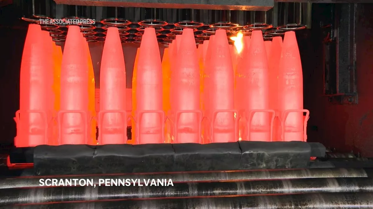 Pennsylvania ammo plant boosts production of key artillery shell in Ukraine's fight against Russia