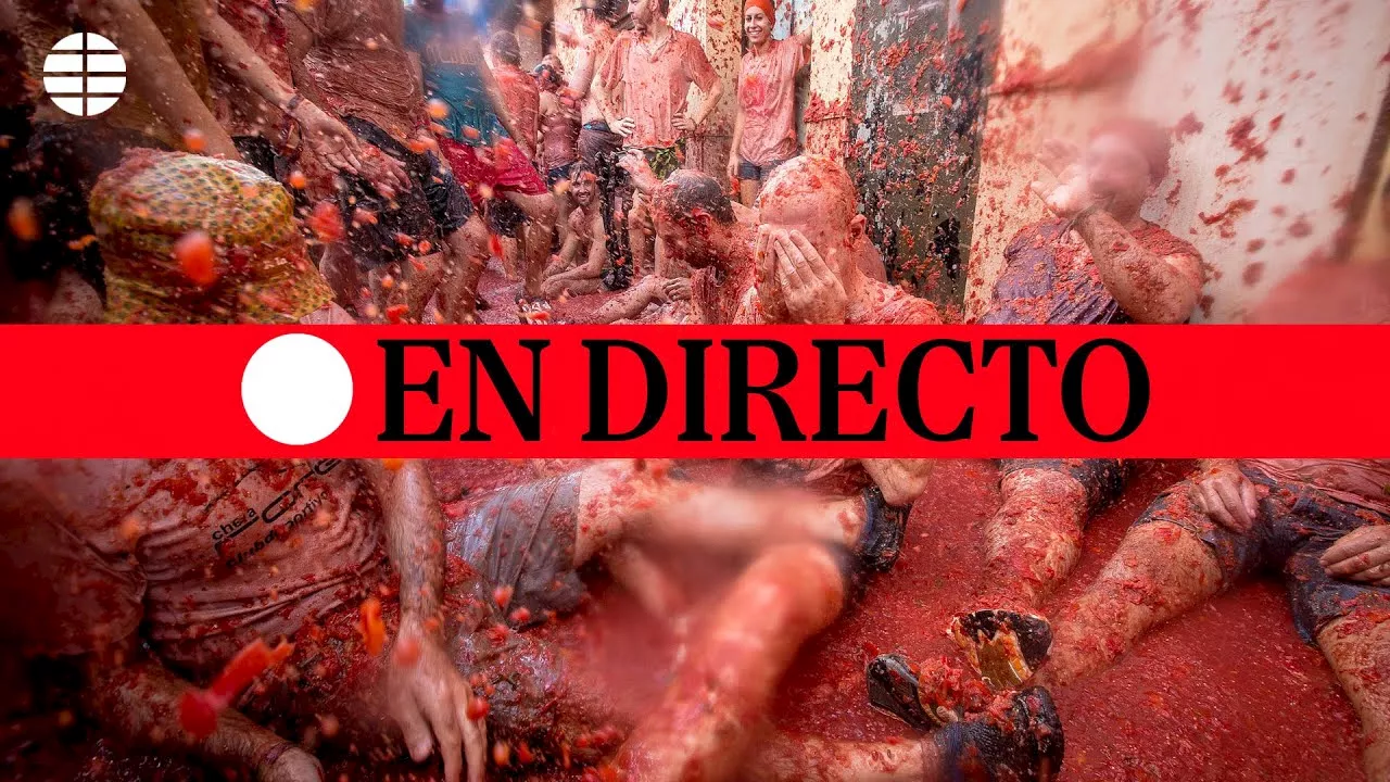 Tomatina de Buñol 2024 hoy, vídeo en directo