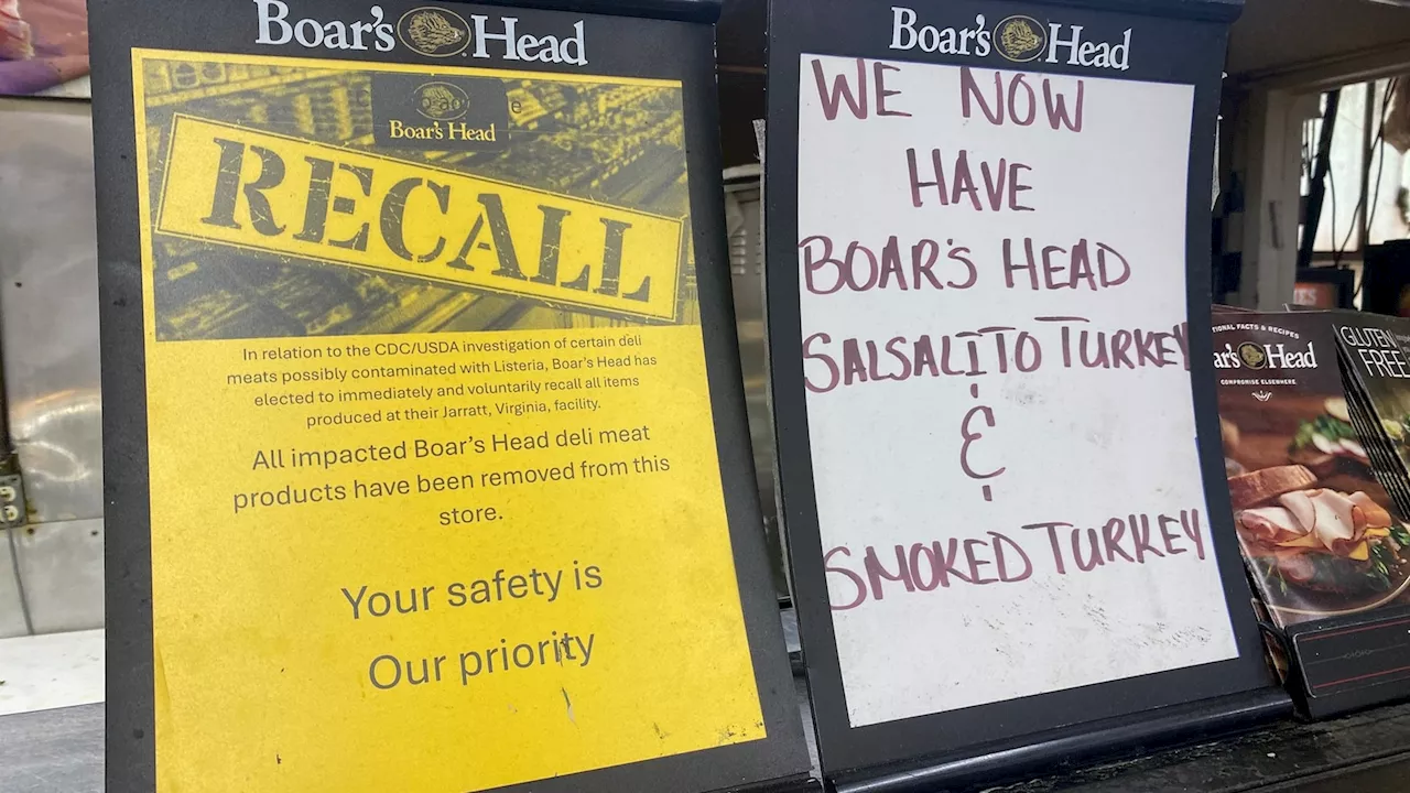 9 deaths, 57 hospitalizations reported from listeria outbreak linked to Boar's Head deli meat recall