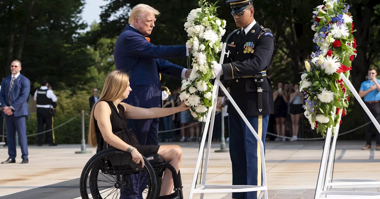 Army says Arlington cemetery employee was 'pushed aside' during Trump's visit