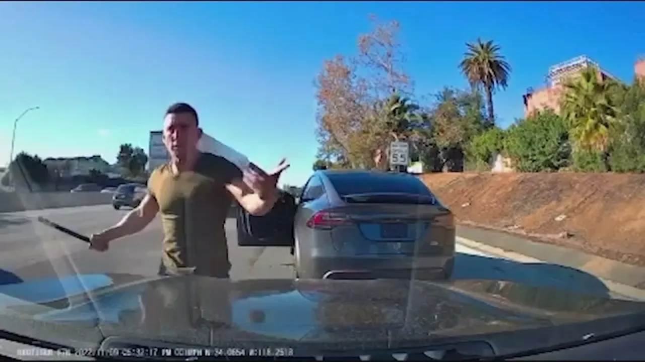 Tesla driver who was sentenced in SoCal road-rage attacks released early from prison