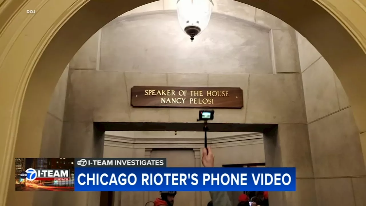 Chicago man released early from Jan. 6 riot sentence recorded himself raiding Pelosi's office: VIDEO