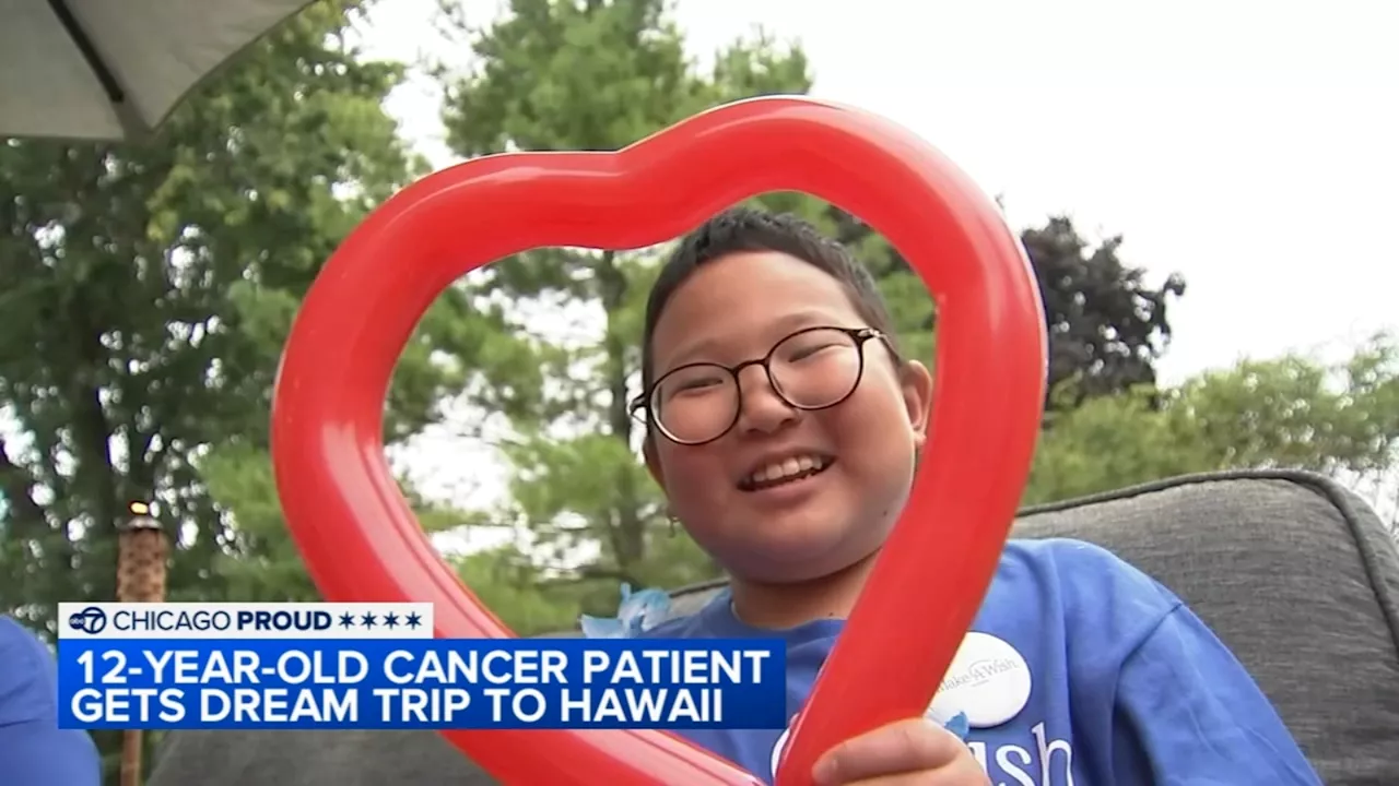 Glenview girl who made balloon animals for fellow cancer patients receives trip to Hawaii