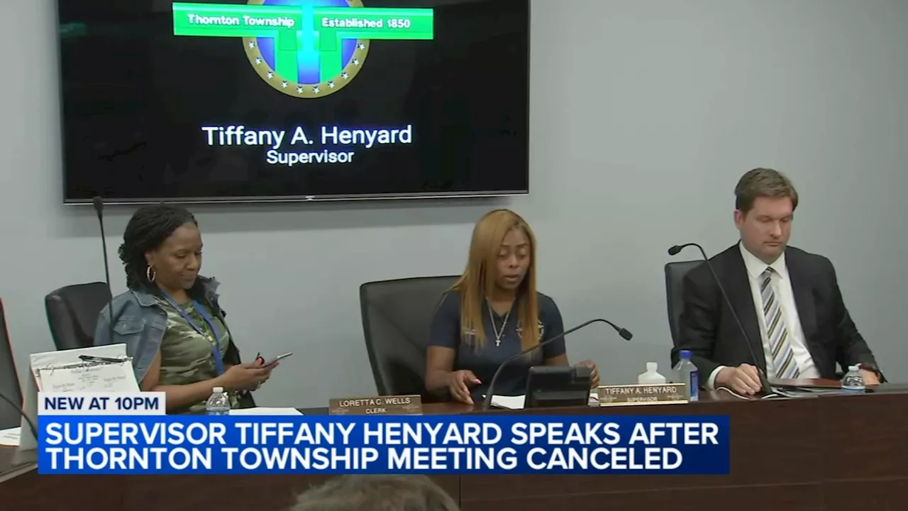 Tiffany Henyard slams Thornton Township trustee actions to limit spending in special meeting of one