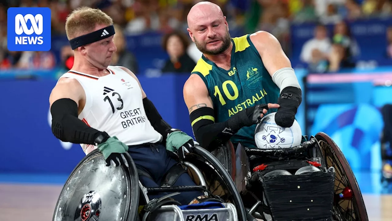 Australia goes down to Team GB in Paris Paralympics wheelchair rugby opener