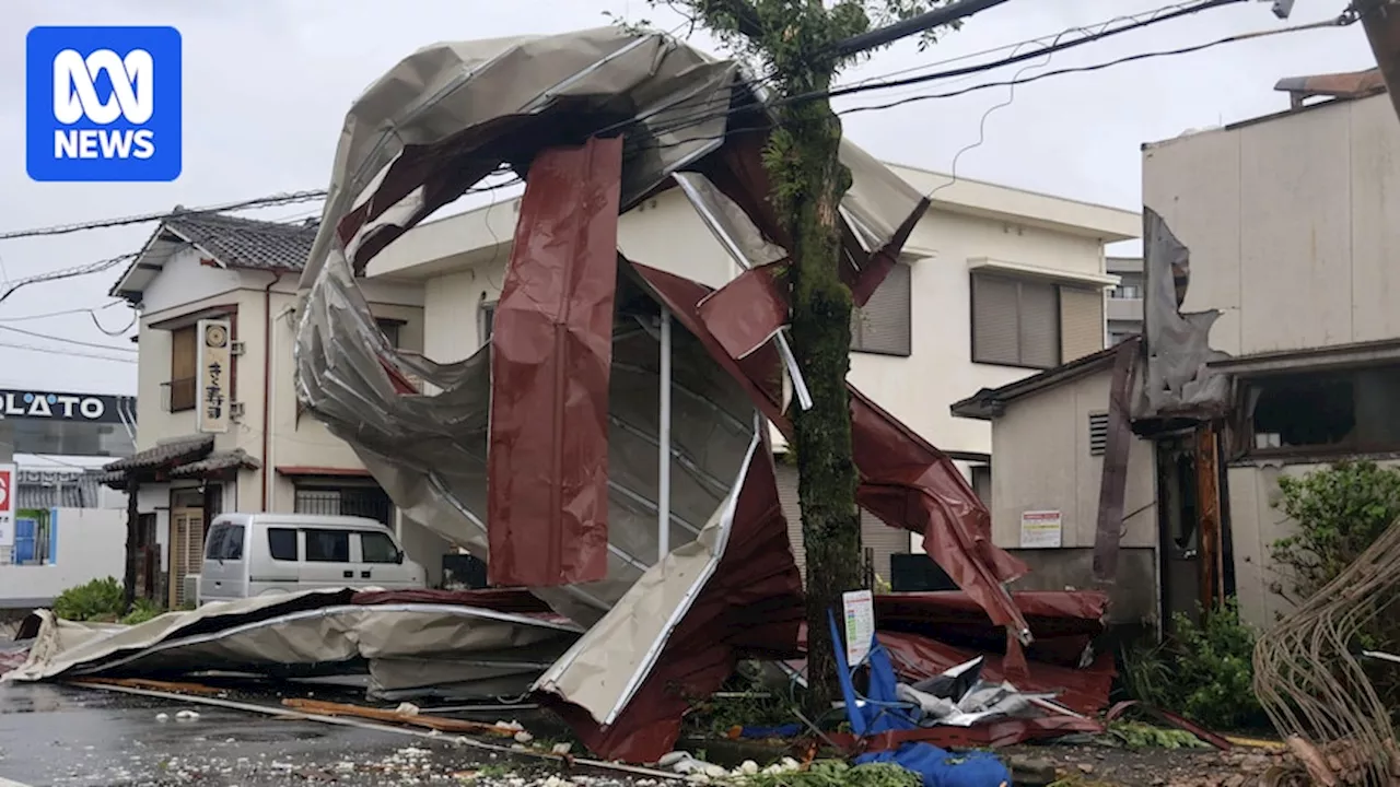 Typhoon Shanshan batters coast of Japan with three dead and 5.3 million evacuated