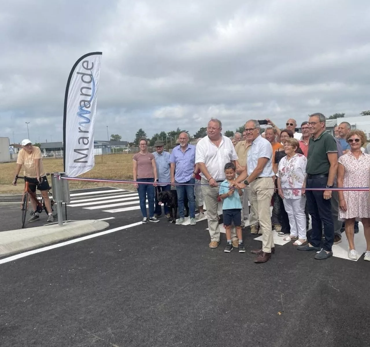 Mobilité : une nouvelle voie très attendue a été inaugurée à Marmande