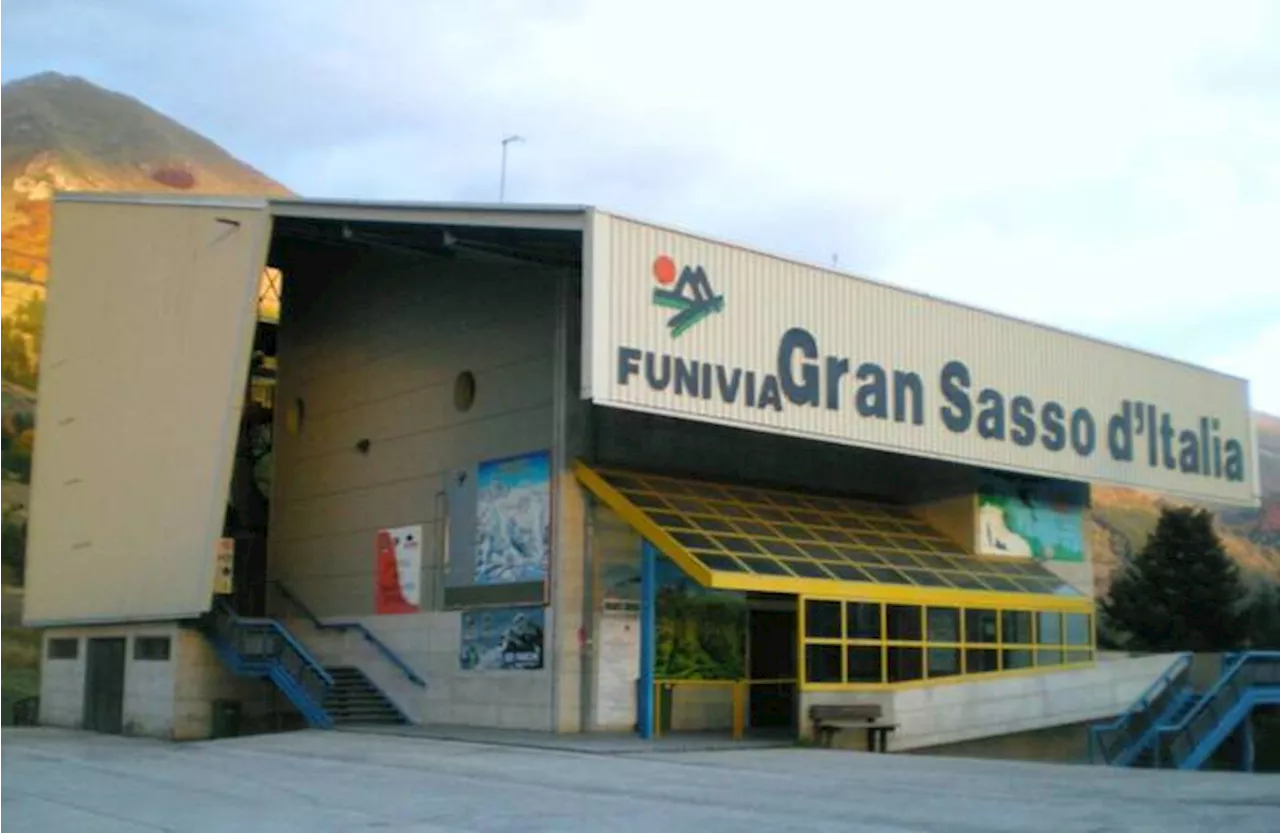 Fulmini provocano un guasto alla funivia del Gran Sasso