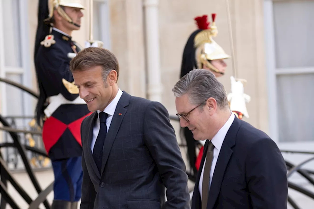 Il presidente Macron riceve il premier britannico, Starmer