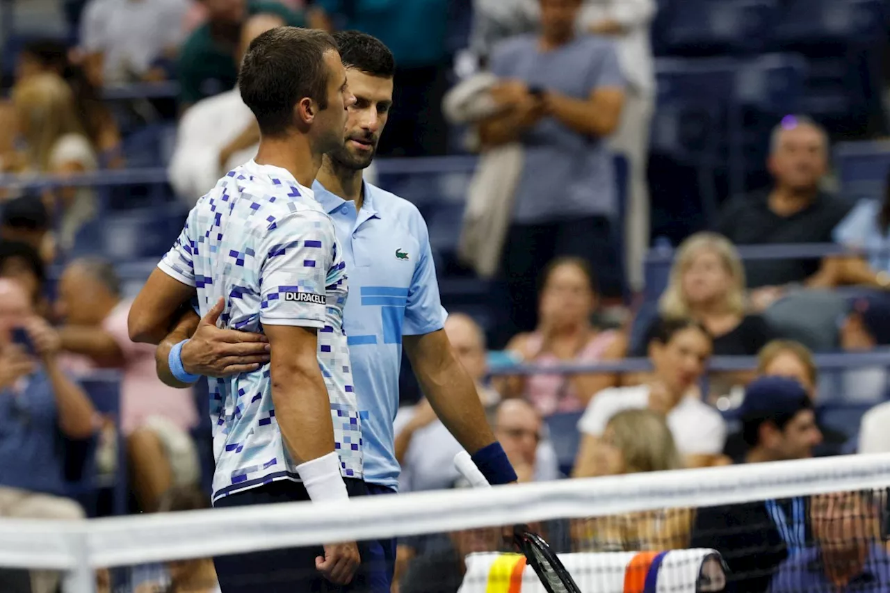 2024 US Open: Novak Djokovic gets shortened 2nd round after Laslo Djere retires with injury