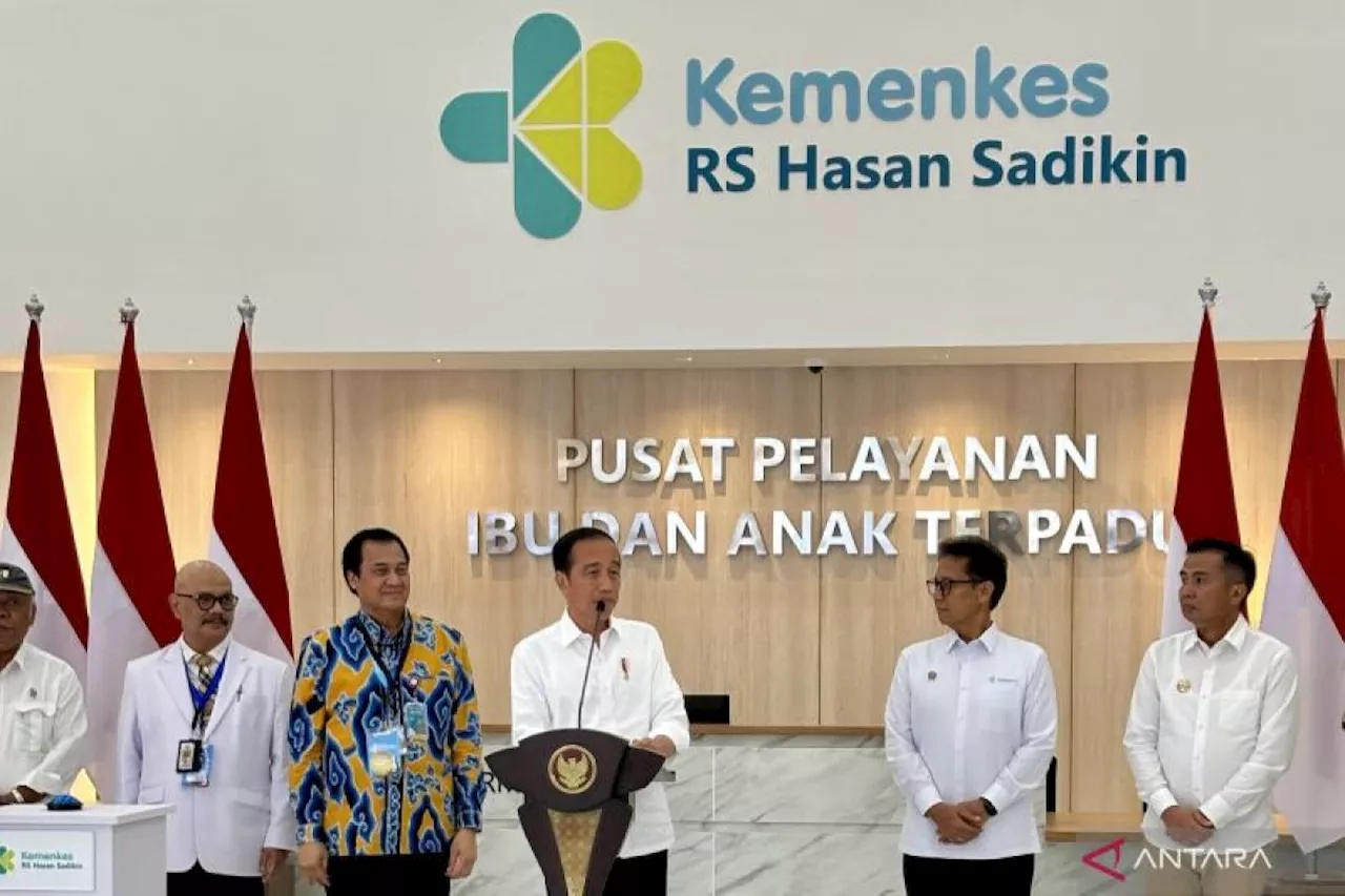 Presiden resmikan Gedung Pelayanan Kesehatan Ibu dan Anak RSHS Bandung