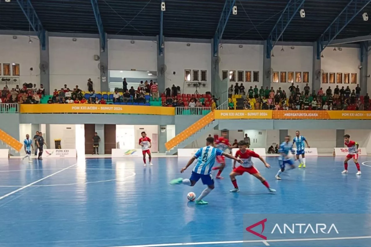 Tim futsal Aceh ditahan imbang 2-2 oleh Papua Pegunungan