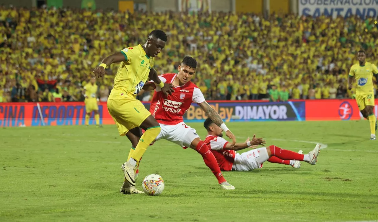 Bucaramanga sin piedad contra Santa Fe: goleada en Copa BetPlay