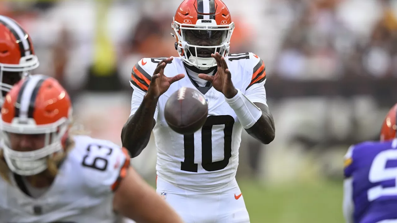 Browns releasing QB Tyler Huntley, leaving them with 3. Deshaun Watson's contract reworked for 2024