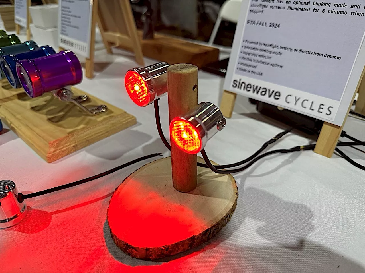 MADE Show: Sinewave Cycles Compact Dynamo Rear Light, No Dynamo Hub or Front Light Needed