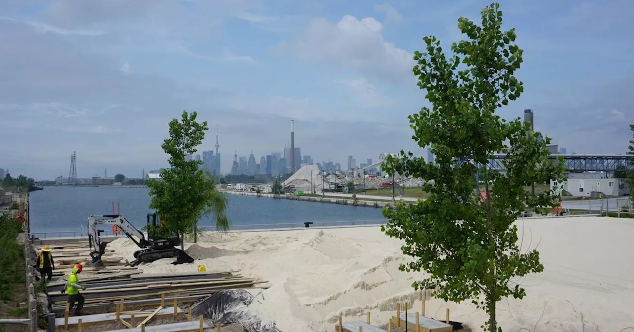 Here's when Toronto's new park with fake beach and skyline lookout will open