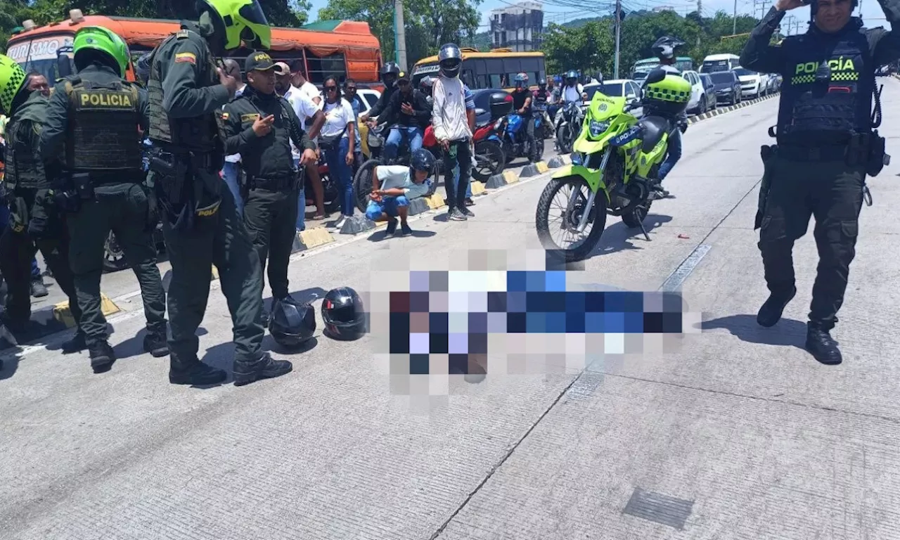 Asesinan a motociclista a pocos metros del centro histórico de Cartagena