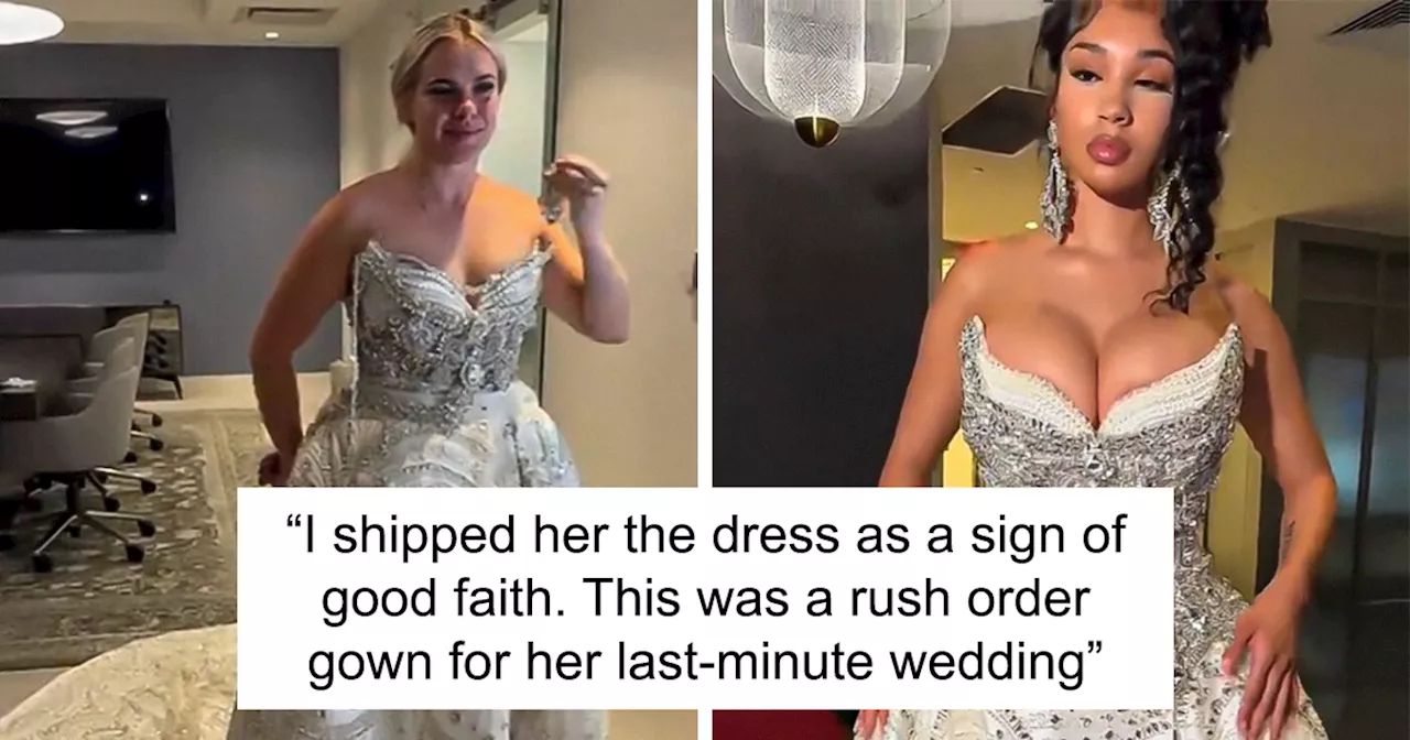 'She Blocked Me': Designer Calls Out Bride For Taking Custom Wedding Dress Without Payment