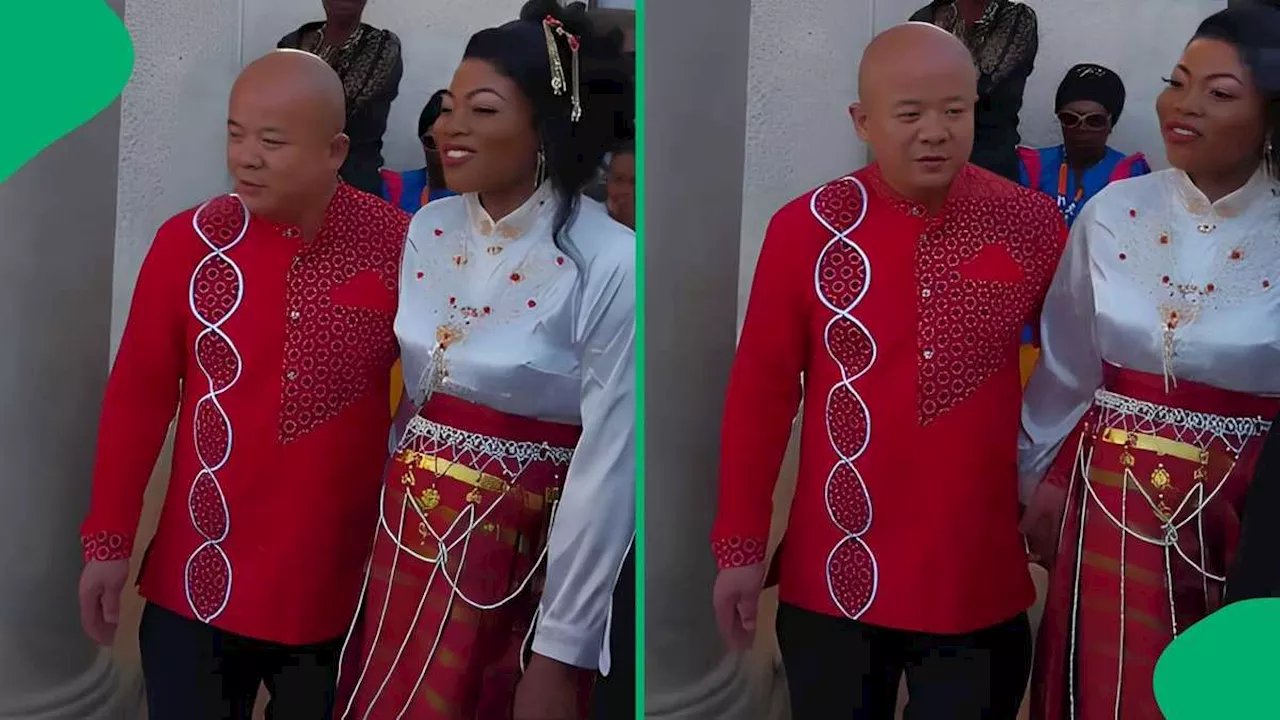 “Love Wins”: Mzansi Peeps React to a Chinese Man Marrying a Pedi Woman