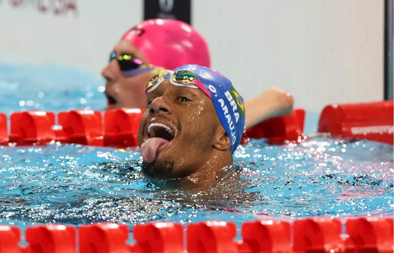 Nadador Gabriel Araújo conquista o 1º ouro do Brasil nos Jogos Paralímpicos