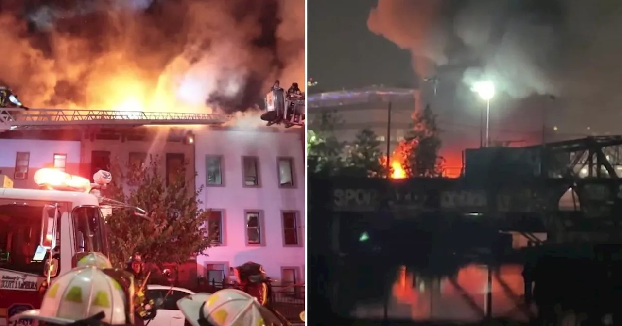 Massive fires in Brooklyn & Queens caused by lithium-ion batteries, FDNY rules