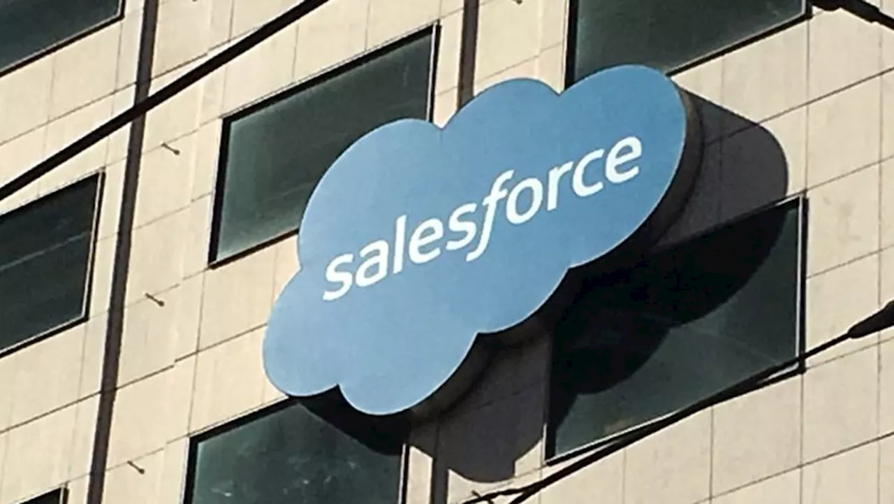 Salesforce gains as software firm bets on AI tools to power growth