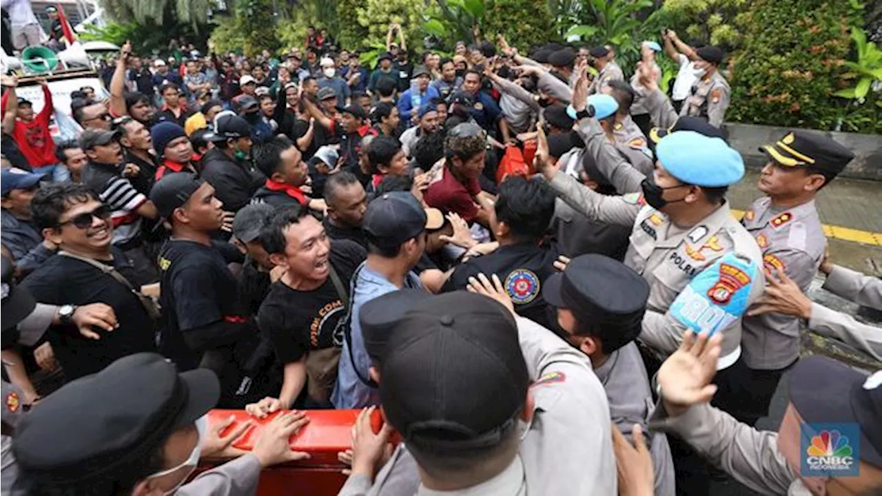 Demo Ojol Siang Ini, 1.326 Personel Gabungan Diterjunkan