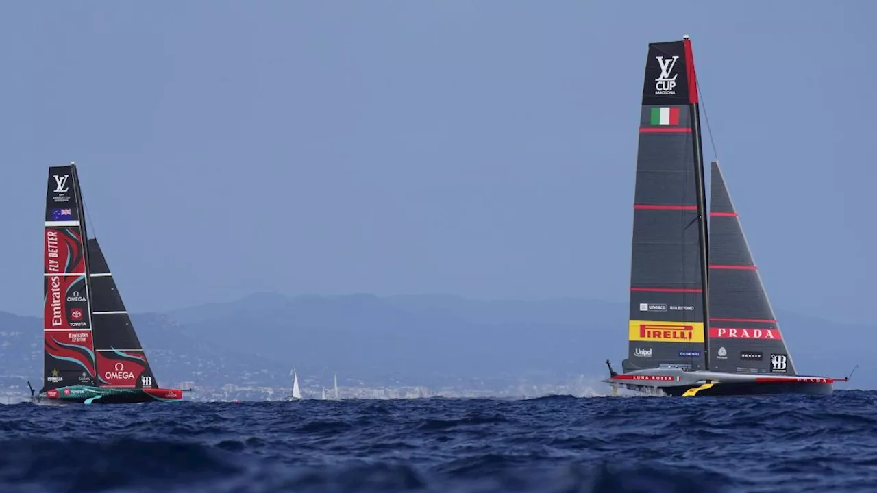 Luna Rossa, battuta da New Zealand nella prima regata della Louis Vuitton Cup