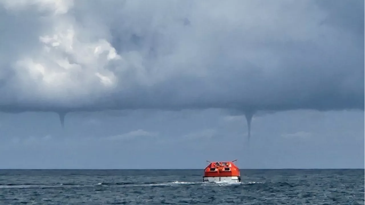 Several waterspouts seen across Eastern Canada this summer