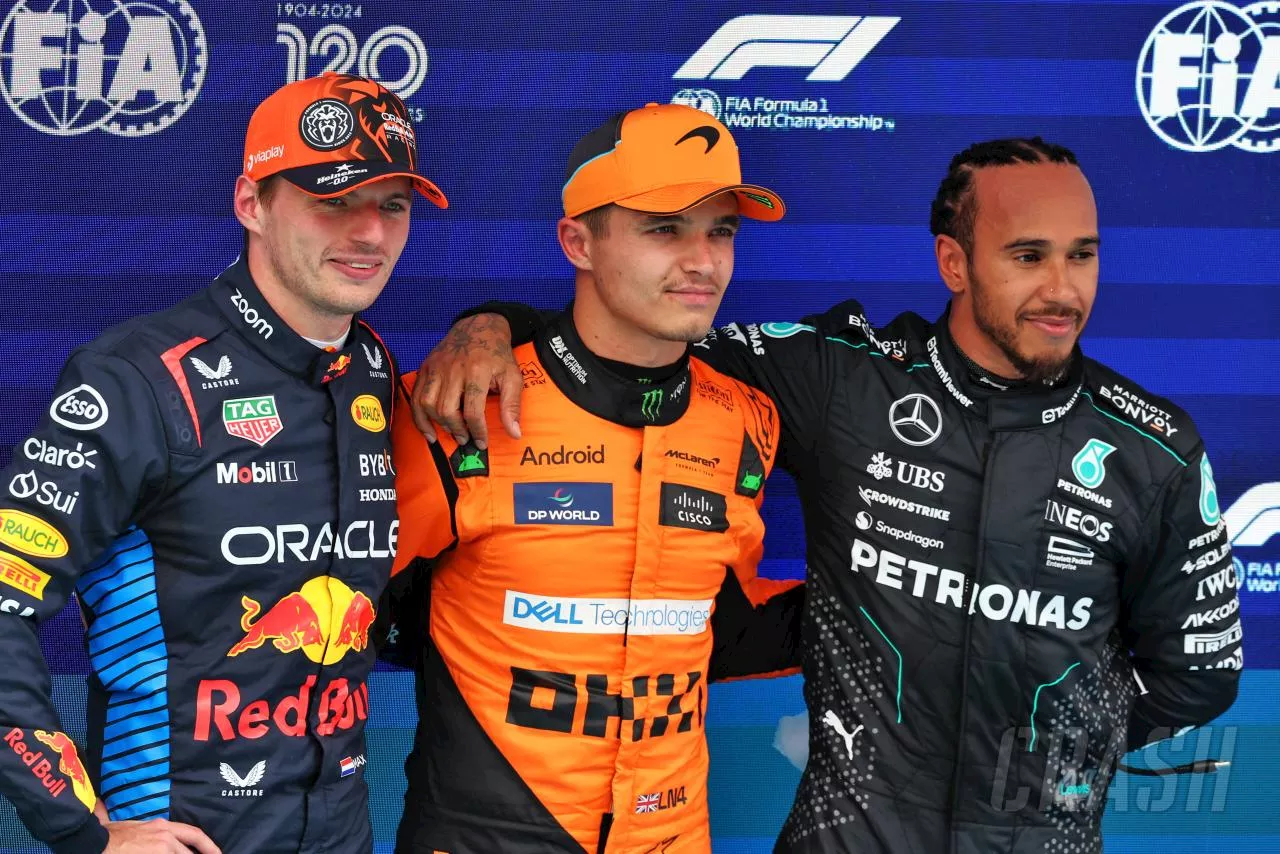 Lewis Hamilton weighs in on Lando Norris' chances of beating Max Verstappen to F1 title