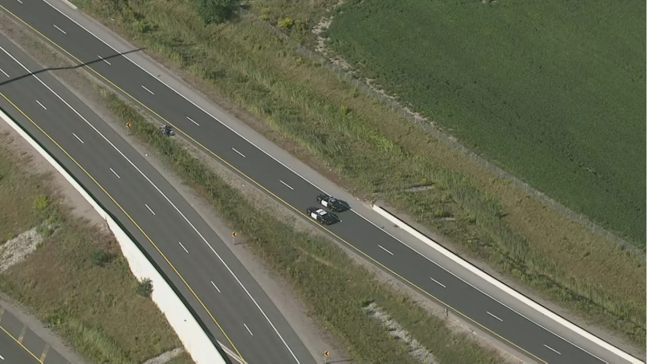 One person dead after motorcycle crashes into ditch on Highway 401