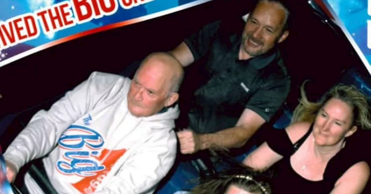 Adrenaline junkie grandad rides huge rollercoaster to celebrate turning 90