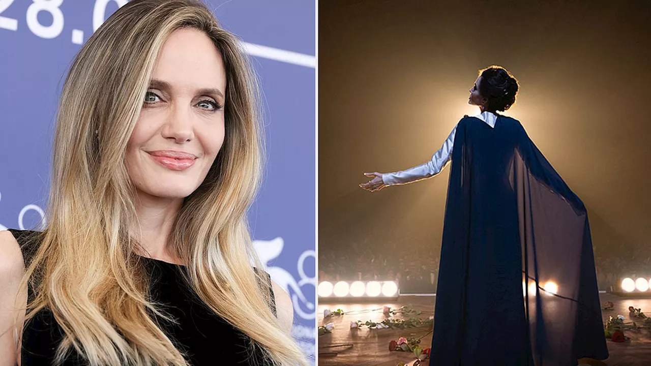 Angelina Jolie 'was frightened' and 'shaky' singing in public for the FIRST time in Maria Callas...