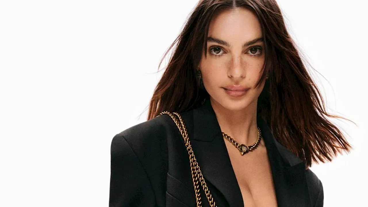 Emily Ratajkowski's fans praise her for wearing LESS makeup and MORE clothes in new ads